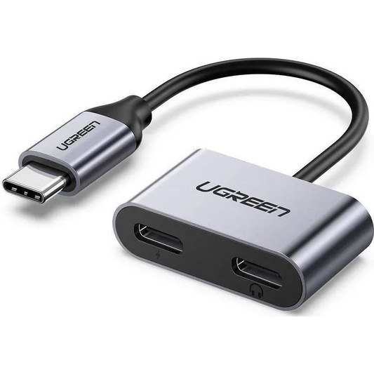 CONVERSOR USB C A AUDIO Y ENERGIA UGREEN 60165
